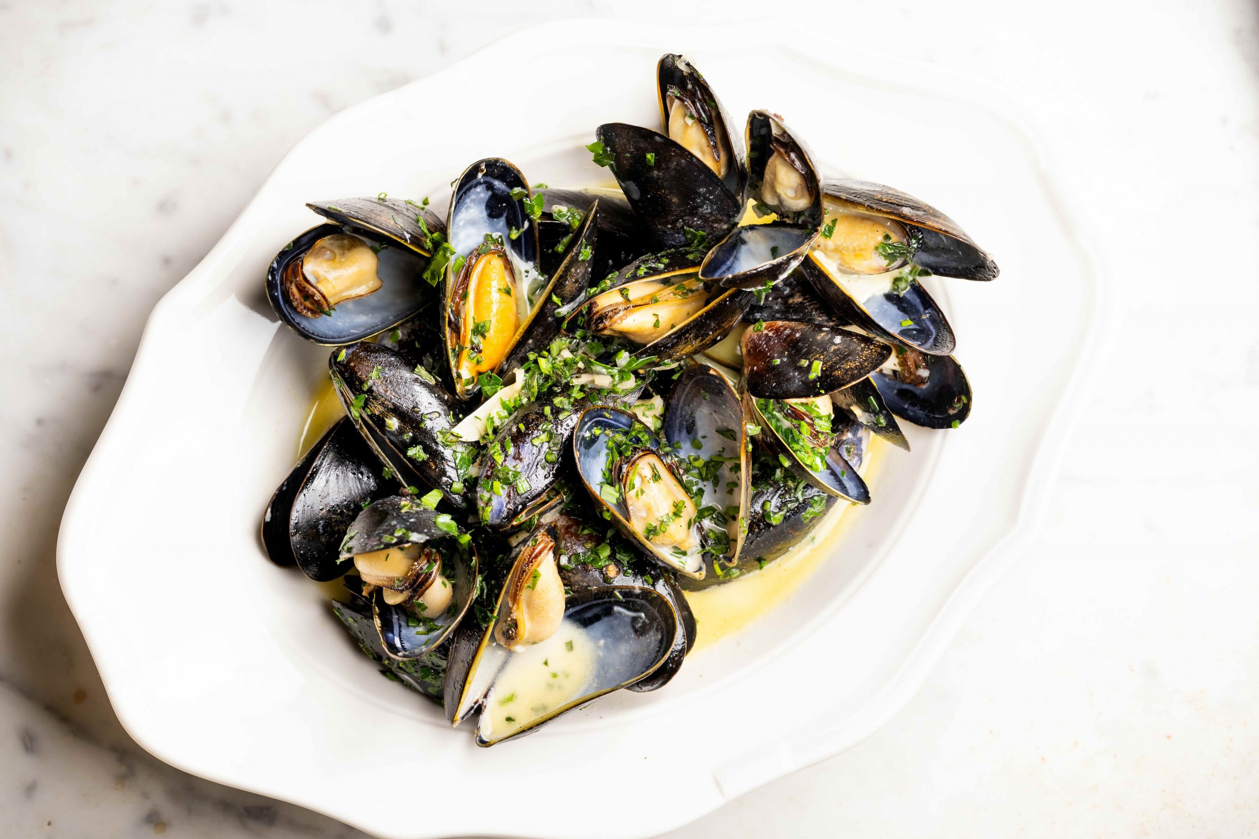 Mussels at Shirley Brasserie - Los Angeles